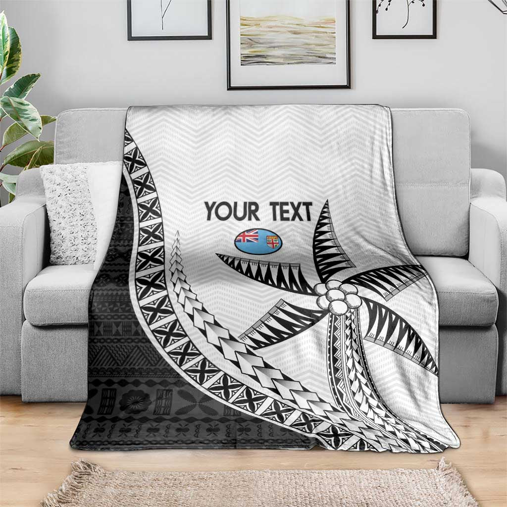 Custom Fiji Rugby Blanket Go Champions Fijian Tapa Cloth LT14 - Polynesian Pride