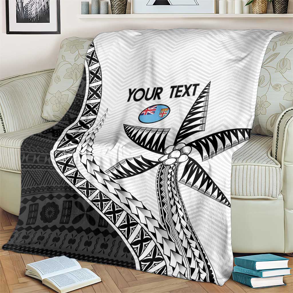 Custom Fiji Rugby Blanket Go Champions Fijian Tapa Cloth LT14 - Polynesian Pride