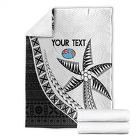 Custom Fiji Rugby Blanket Go Champions Fijian Tapa Cloth LT14 - Polynesian Pride