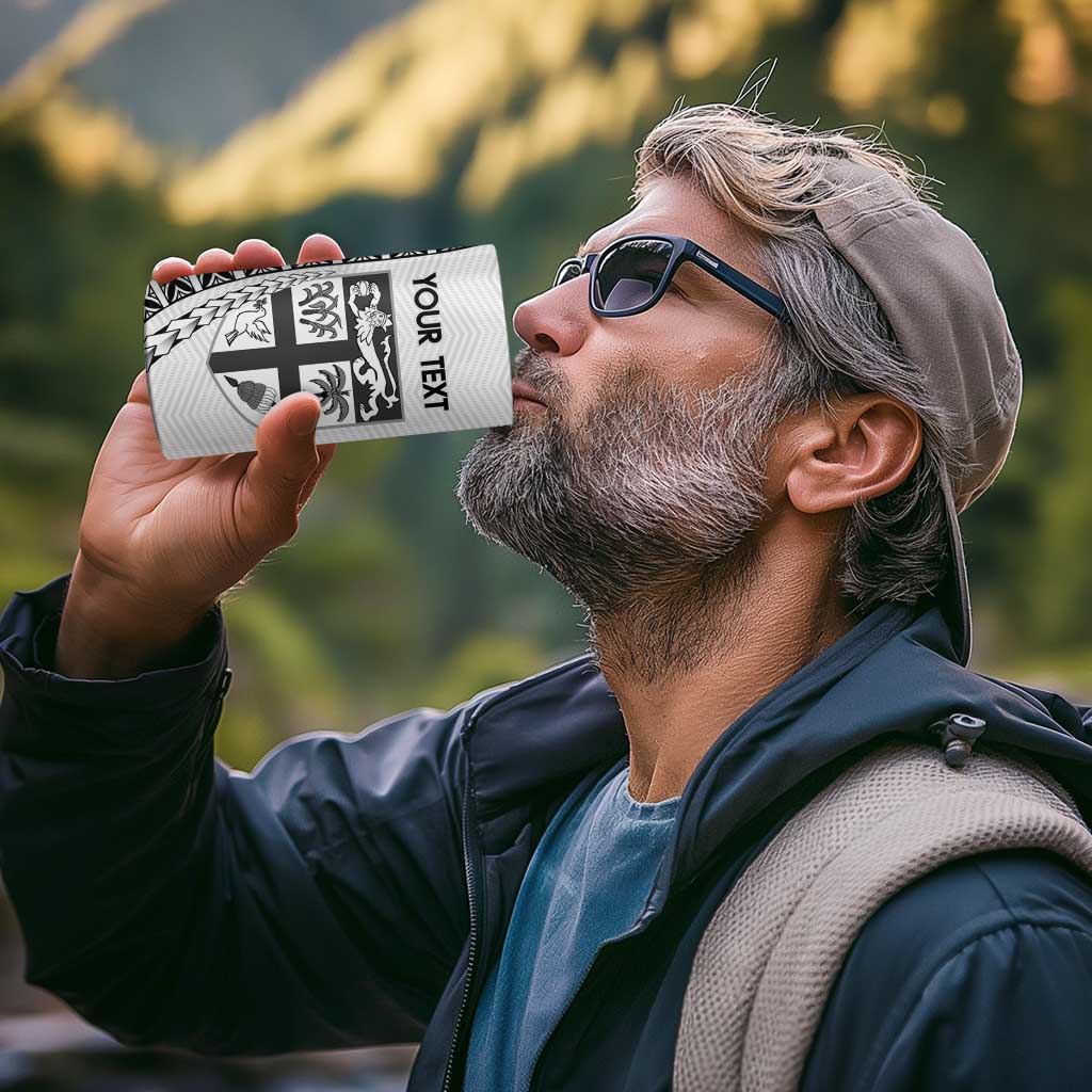 Custom Fiji Rugby Can Cooler Tumbler Go Champions Fijian Tapa Cloth