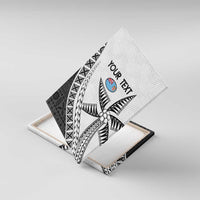 Custom Fiji Rugby Canvas Wall Art Go Champions Fijian Tapa Cloth LT14 With Frame White - Polynesian Pride