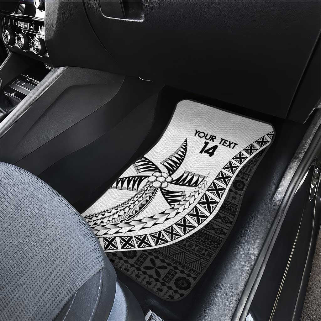 Custom Fiji Rugby Car Mats Go Champions Fijian Tapa Cloth LT14 - Polynesian Pride