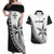 Custom Fiji Rugby Couples Matching Off Shoulder Maxi Dress and Hawaiian Shirt Go Champions Fijian Tapa Cloth