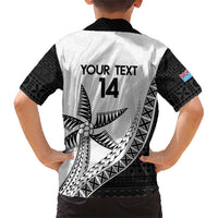 Custom Fiji Rugby Family Matching Short Sleeve Bodycon Dress and Hawaiian Shirt Go Champions Fijian Tapa Cloth LT14 - Polynesian Pride