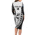 Custom Fiji Rugby Long Sleeve Bodycon Dress Go Champions Fijian Tapa Cloth