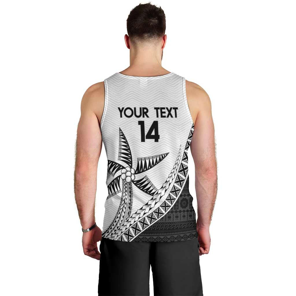 Custom Fiji Rugby Men Tank Top Go Champions Fijian Tapa Cloth LT14 - Polynesian Pride