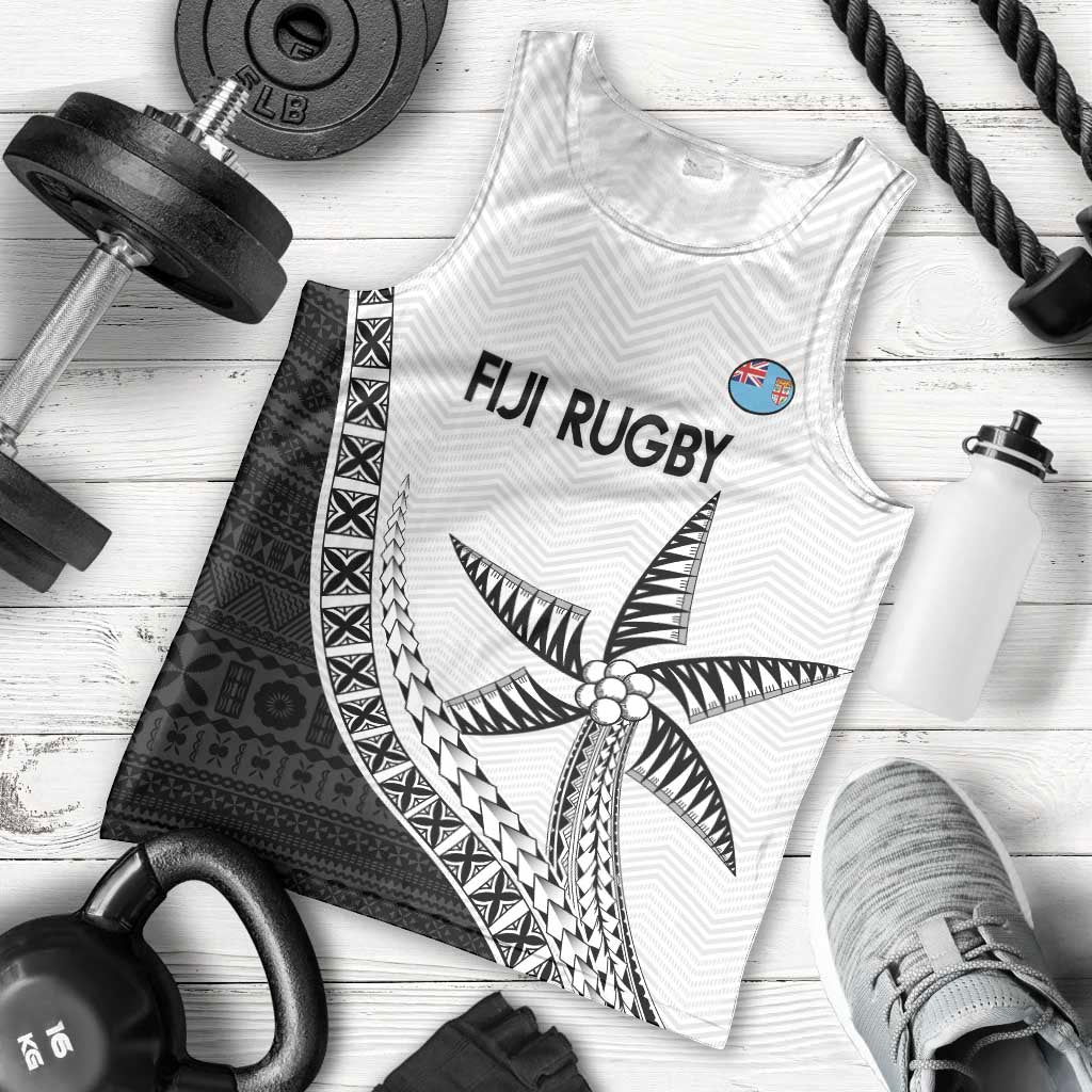Custom Fiji Rugby Men Tank Top Go Champions Fijian Tapa Cloth LT14 - Polynesian Pride