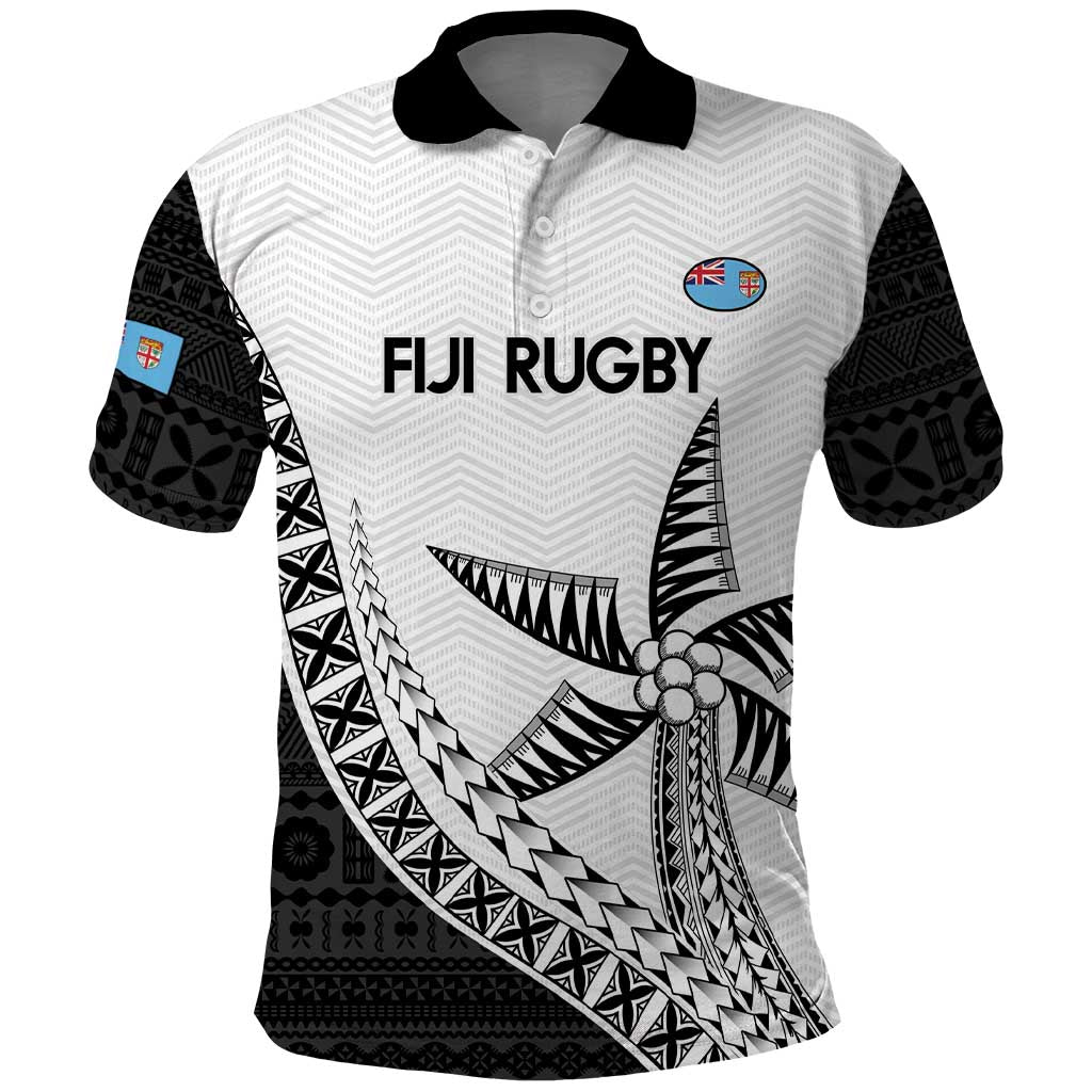 Custom Fiji Rugby Polo Shirt Go Champions Fijian Tapa Cloth