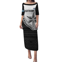 Custom Fiji Rugby Puletasi Go Champions Fijian Tapa Cloth