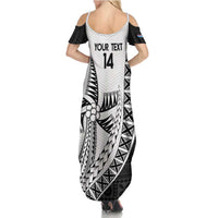 Custom Fiji Rugby Summer Maxi Dress Go Champions Fijian Tapa Cloth LT14 - Polynesian Pride