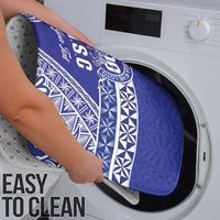 Personalised Queen Salote College Bathroom Set Kolisi Fefine 100th Anniversary Kupesi Blue - Polynesian Pride