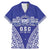 Personalised Queen Salote College Family Matching Mermaid Dress and Hawaiian Shirt Kolisi Fefine 100th Anniversary Kupesi Blue - Polynesian Pride