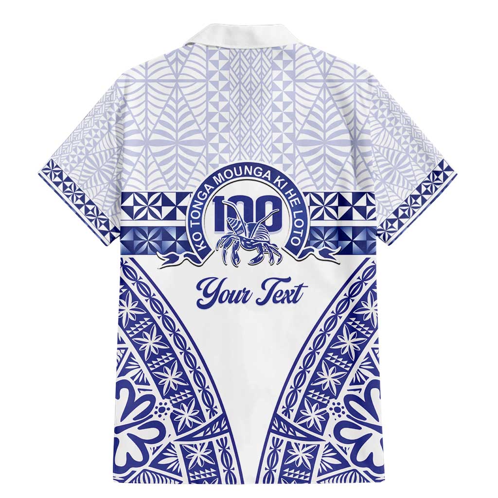 Personalised Queen Salote College Family Matching Mermaid Dress and Hawaiian Shirt Kolisi Fefine 100th Anniversary Kupesi White - Polynesian Pride