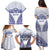 Personalised Queen Salote College Family Matching Puletasi and Hawaiian Shirt Kolisi Fefine 100th Anniversary Kupesi White - Polynesian Pride