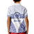 Personalised Queen Salote College Kid Polo Shirt Kolisi Fefine 100th Anniversary Kupesi White - Polynesian Pride