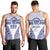 Personalised Queen Salote College Men Tank Top Kolisi Fefine 100th Anniversary Kupesi White - Polynesian Pride