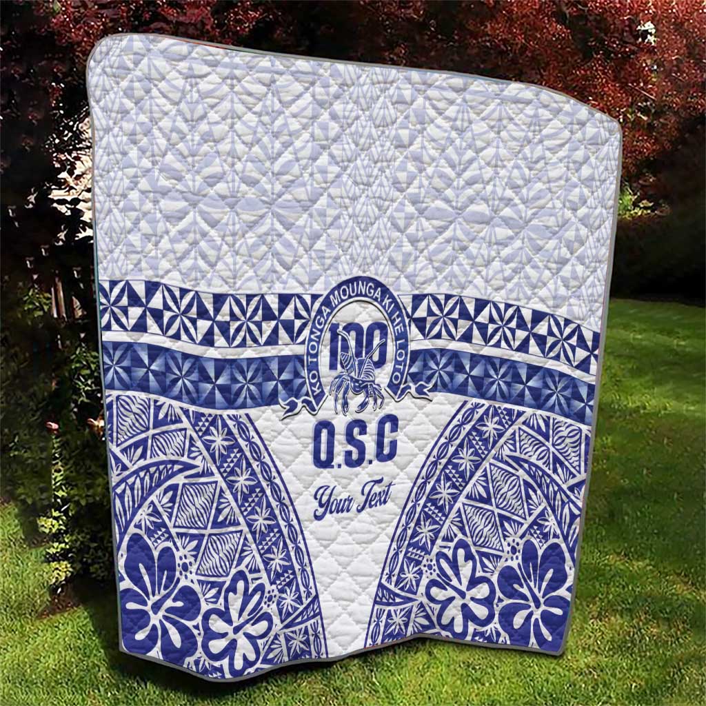Personalised Queen Salote College Quilt Kolisi Fefine 100th Anniversary Kupesi White - Polynesian Pride