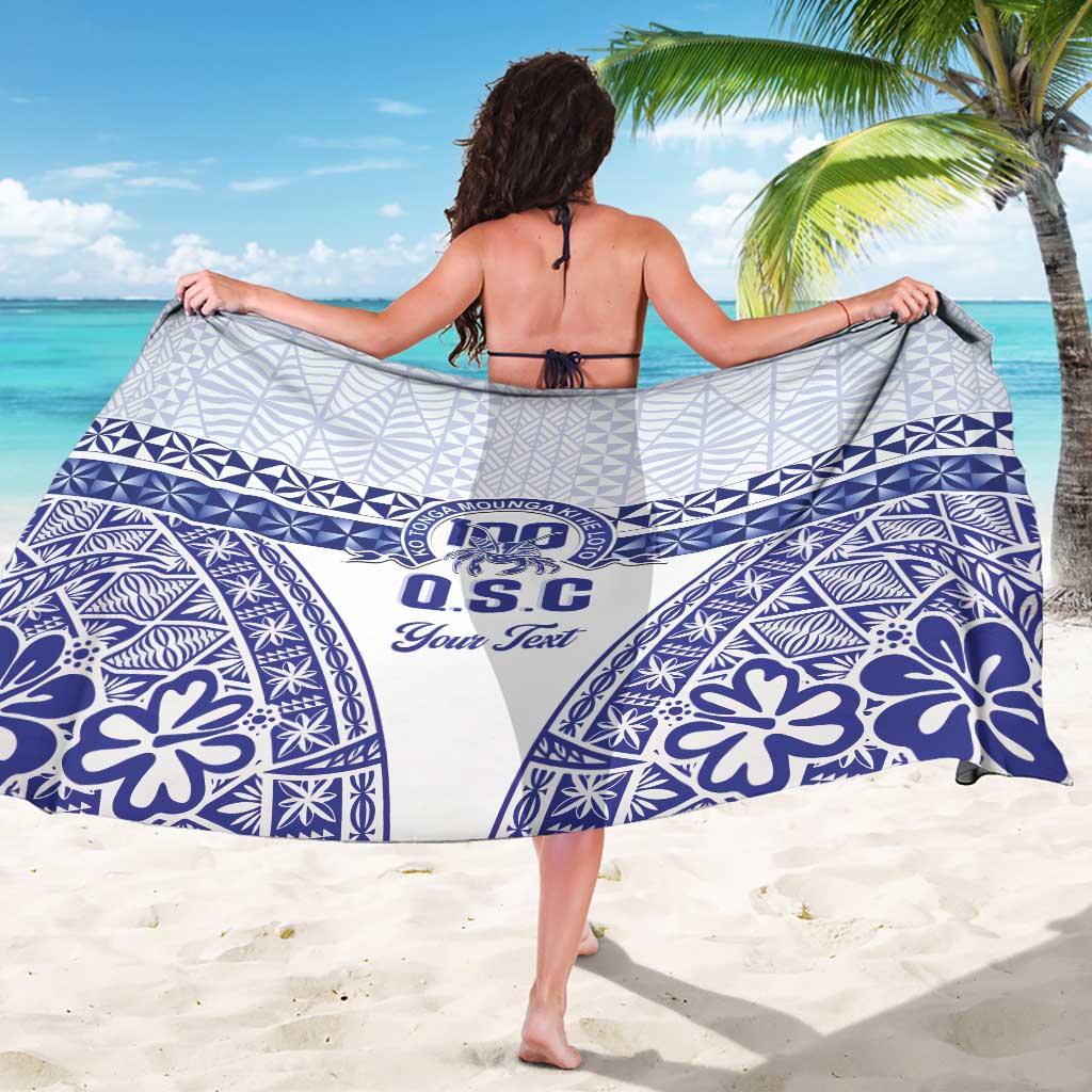 Personalised Queen Salote College Sarong Kolisi Fefine 100th Anniversary Kupesi White - Polynesian Pride