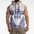 Personalised Queen Salote College Sleeveless Hoodie Kolisi Fefine 100th Anniversary Kupesi White - Polynesian Pride