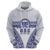 Personalised Queen Salote College Zip Hoodie Kolisi Fefine 100th Anniversary Kupesi White - Polynesian Pride