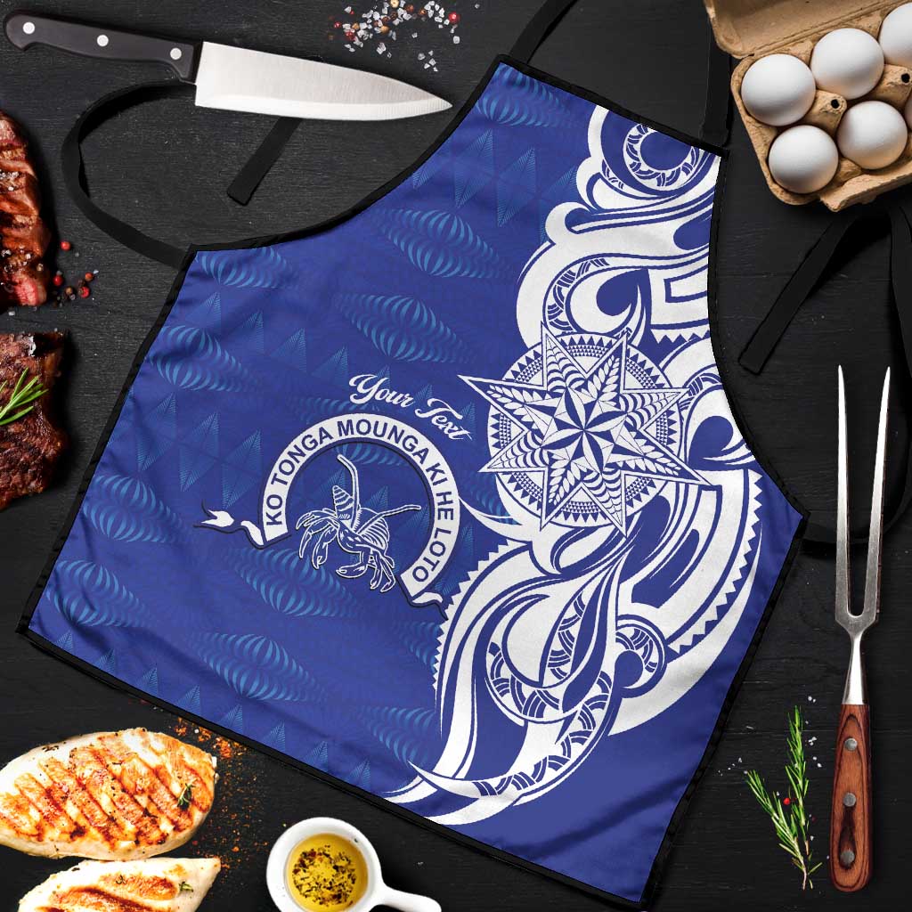Personalised Queen Salote College Apron QSC Est 1926 Ngatu Pattern - Polynesian Pride