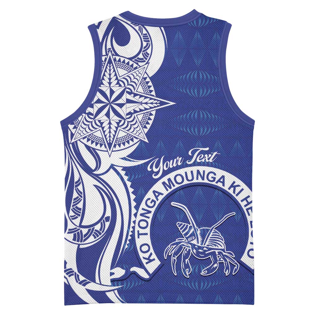 Personalised Queen Salote College Basketball Jersey QSC Est 1926 Ngatu Pattern - Polynesian Pride