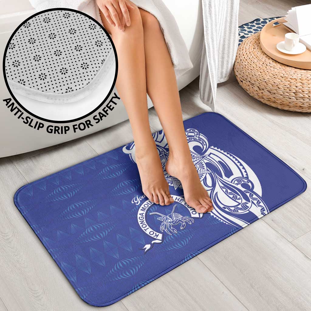 Personalised Queen Salote College Bathroom Set QSC Est 1926 Ngatu Pattern - Polynesian Pride