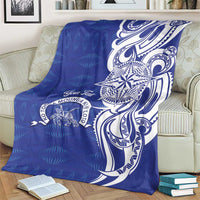 Personalised Queen Salote College Blanket QSC Est 1926 Ngatu Pattern - Polynesian Pride