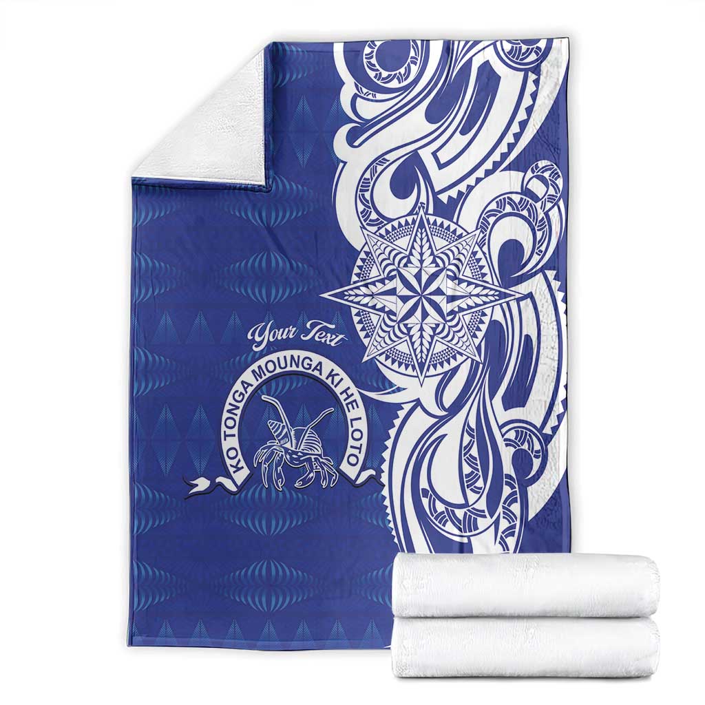 Personalised Queen Salote College Blanket QSC Est 1926 Ngatu Pattern - Polynesian Pride