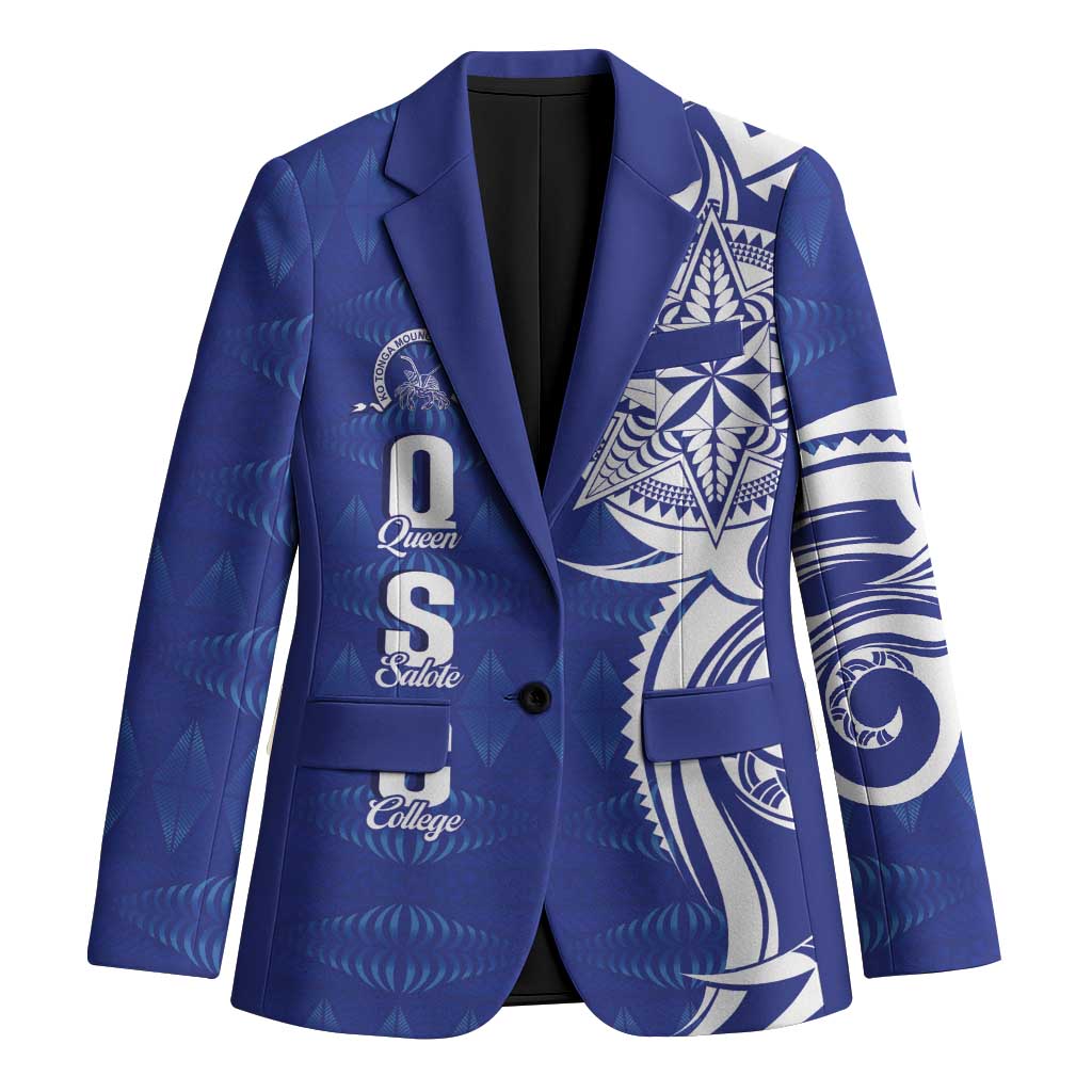 Personalised Queen Salote College Blazer QSC Est 1926 Ngatu Pattern - Polynesian Pride