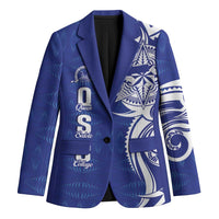 Personalised Queen Salote College Blazer QSC Est 1926 Ngatu Pattern - Polynesian Pride