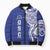 Personalised Queen Salote College Bomber Puffer Jacket QSC Est 1926 Ngatu Pattern - Polynesian Pride