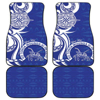 Personalised Queen Salote College Car Mats QSC Est 1926 Ngatu Pattern - Polynesian Pride