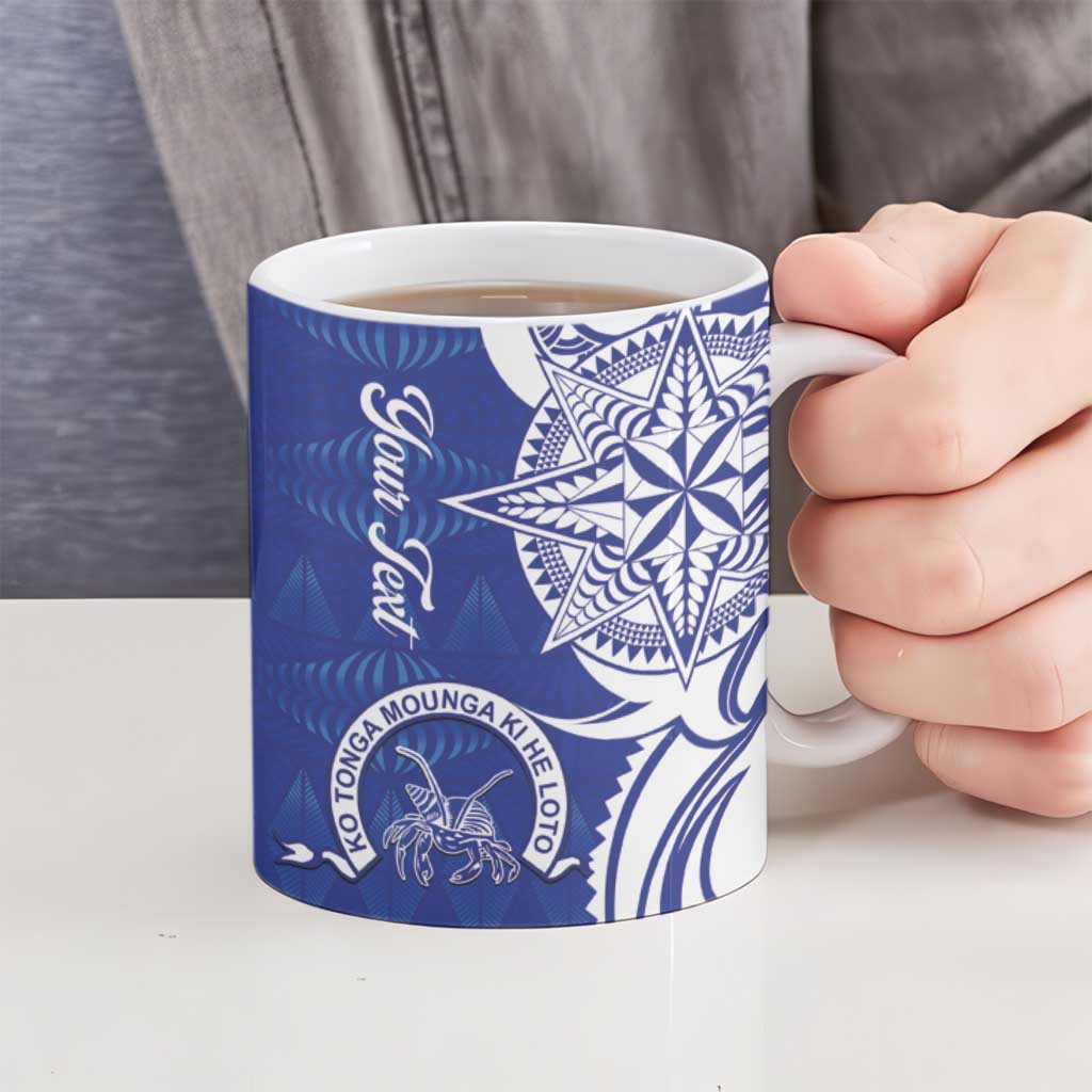 Personalised Queen Salote College Ceramic Mug QSC Est 1926 Ngatu Pattern - Polynesian Pride