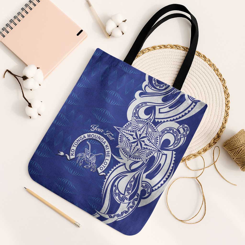 Personalised Queen Salote College Tote Bag QSC Est 1926 Ngatu Pattern - Polynesian Pride