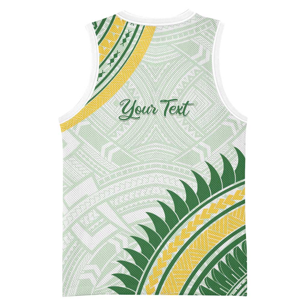 Personalised Samoa Ua Potopoto Basketball Jersey SUP Est 2025 Samoan Pattern LT14 - Polynesian Pride