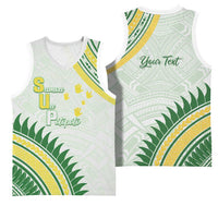 Personalised Samoa Ua Potopoto Basketball Jersey SUP Est 2025 Samoan Pattern LT14 - Polynesian Pride