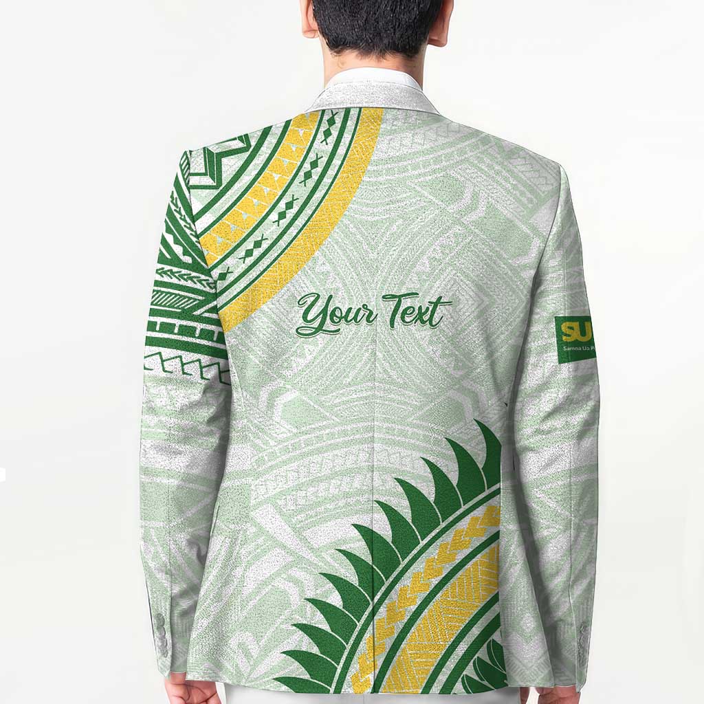 Personalised Samoa Ua Potopoto Blazer SUP Est 2025 Samoan Pattern LT14 - Polynesian Pride