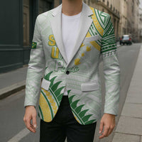 Personalised Samoa Ua Potopoto Blazer SUP Est 2025 Samoan Pattern LT14 - Polynesian Pride
