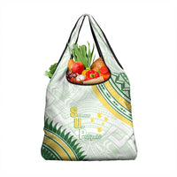 Samoa Ua Potopoto Grocery Bag SUP Est 2025 Samoan Pattern - Polynesian Pride