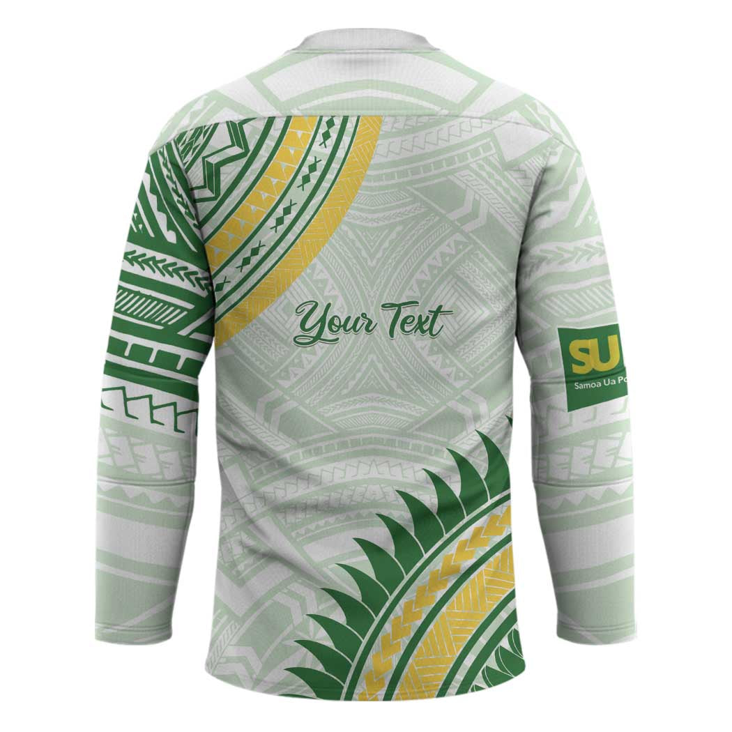 Personalised Samoa Ua Potopoto Hockey Jersey SUP Est 2025 Samoan Pattern LT14 - Polynesian Pride