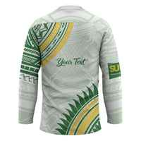 Personalised Samoa Ua Potopoto Hockey Jersey SUP Est 2025 Samoan Pattern LT14 - Polynesian Pride