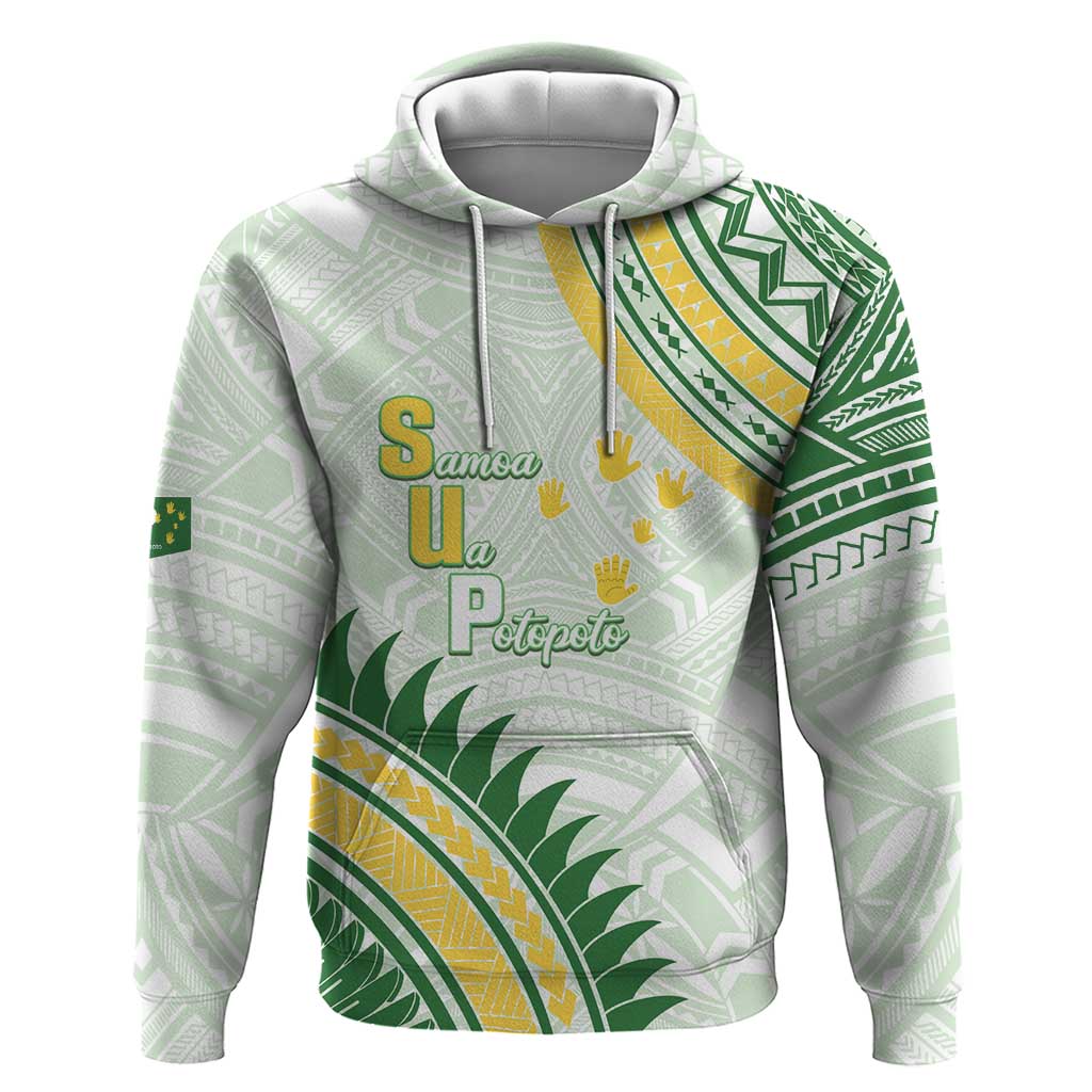 Personalised Samoa Ua Potopoto Hoodie SUP Est 2025 Samoan Pattern - Polynesian Pride