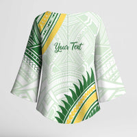 Personalised Samoa Ua Potopoto Kimono Sleeve Blouse SUP Est 2025 Samoan Pattern LT14 - Polynesian Pride