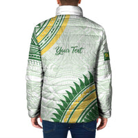 Personalised Samoa Ua Potopoto Padded Jacket SUP Est 2025 Samoan Pattern - Polynesian Pride