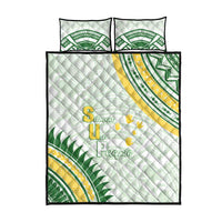 Samoa Ua Potopoto Quilt Bed Set SUP Est 2025 Samoan Pattern - Polynesian Pride