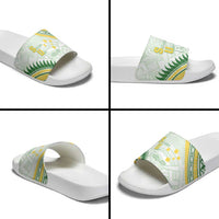 Samoa Ua Potopoto Slide Sandals SUP Est 2025 Samoan Pattern - Polynesian Pride