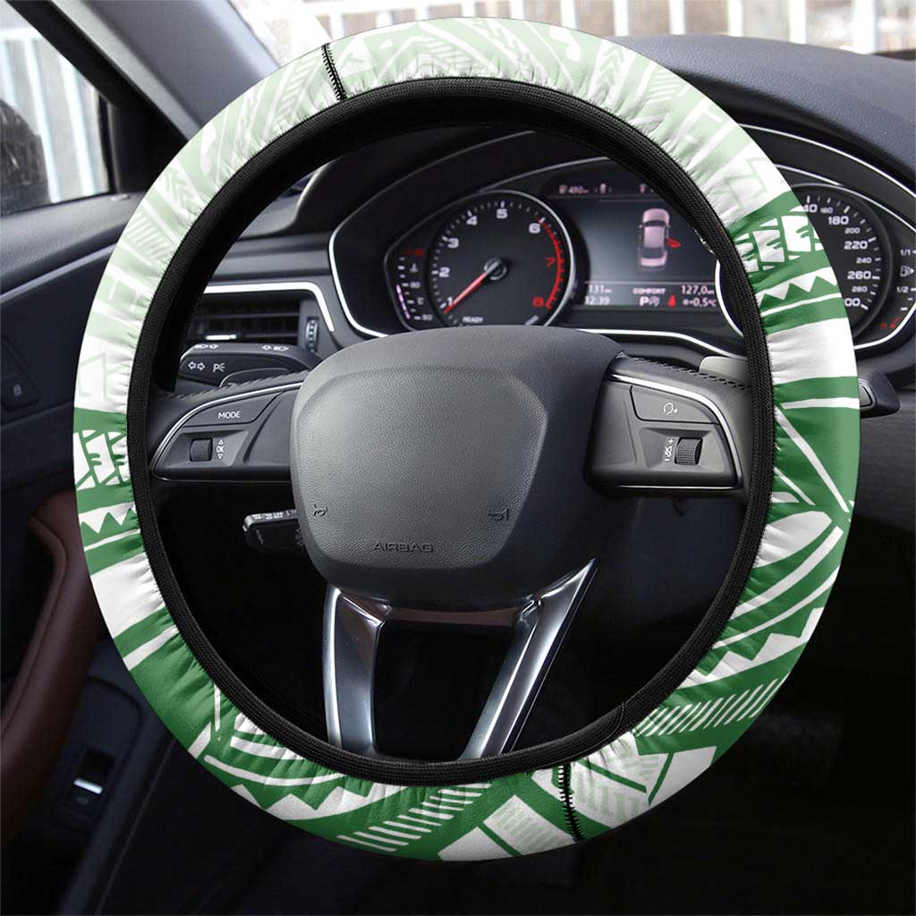 Samoa Ua Potopoto Steering Wheel Cover SUP Est 2025 Samoan Pattern LT14 - Polynesian Pride