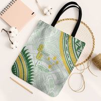 Samoa Ua Potopoto Tote Bag SUP Est 2025 Samoan Pattern - Polynesian Pride