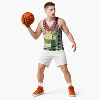Samoa Uniting Party Basketball Jersey SUP Est 2025 Siapo Pattern LT14 - Polynesian Pride